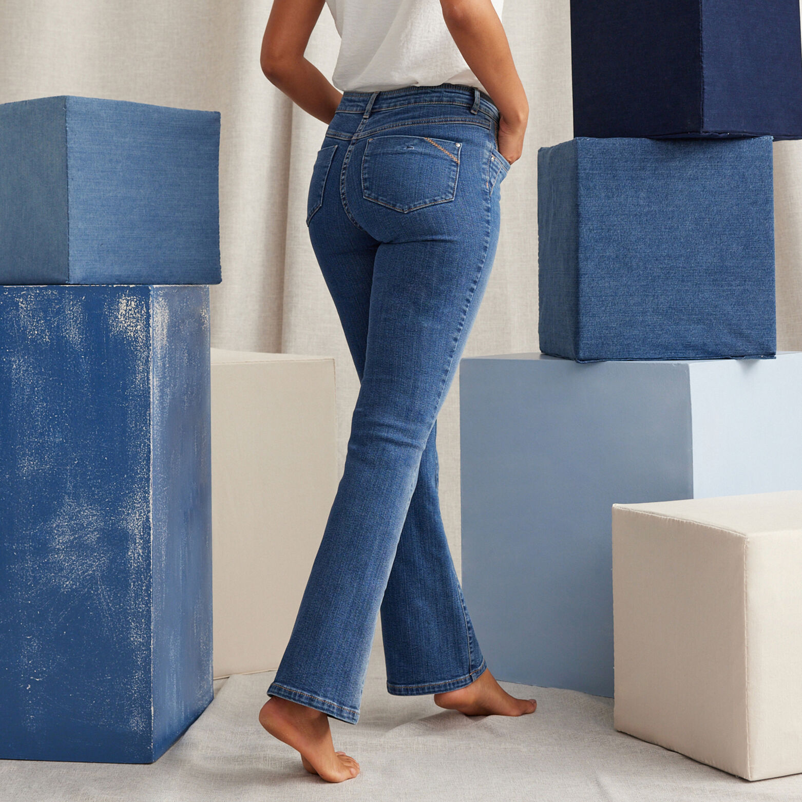 Jean bootcut femme BALI