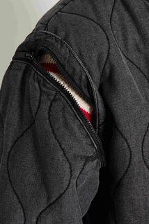 Veste matelassée manches amovibles femme