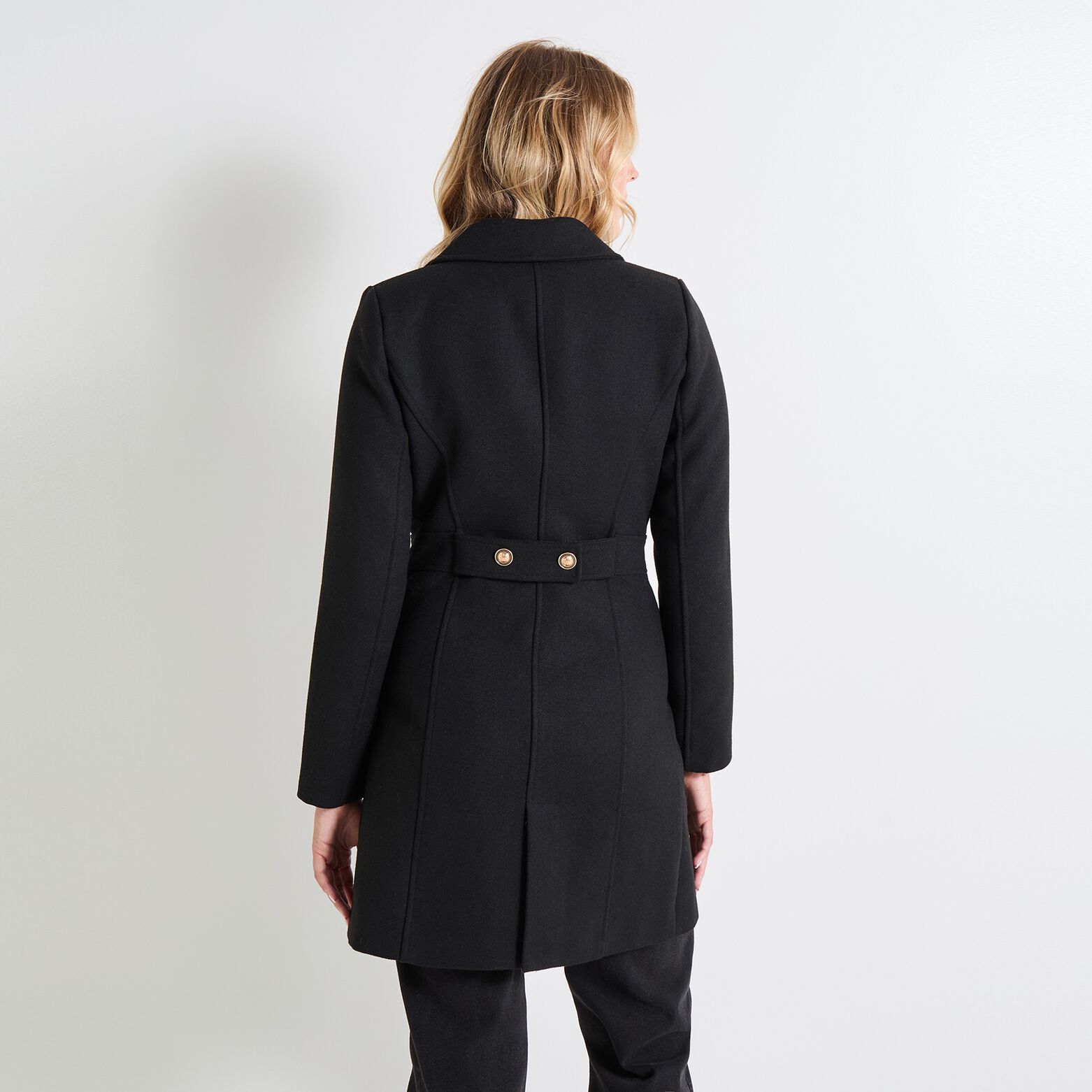 Manteau boutonné femme