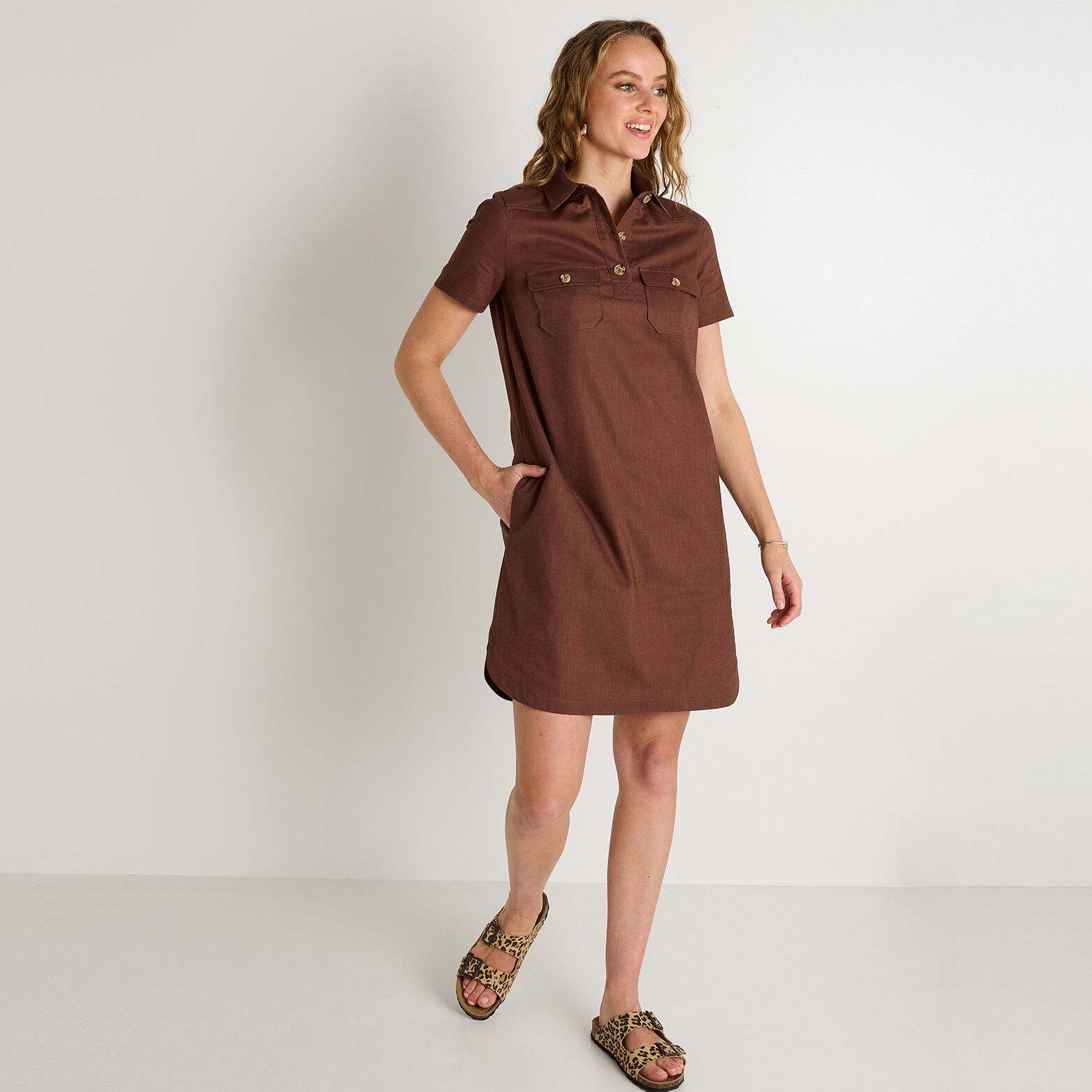 Robe chemise femme