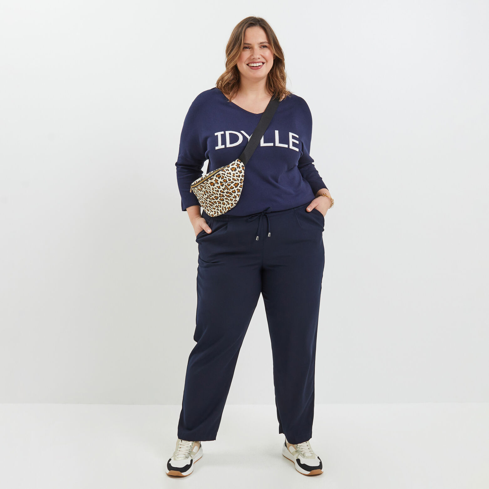 Pull message femme