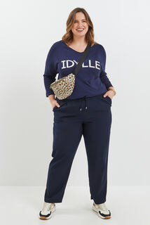 Pull message femme