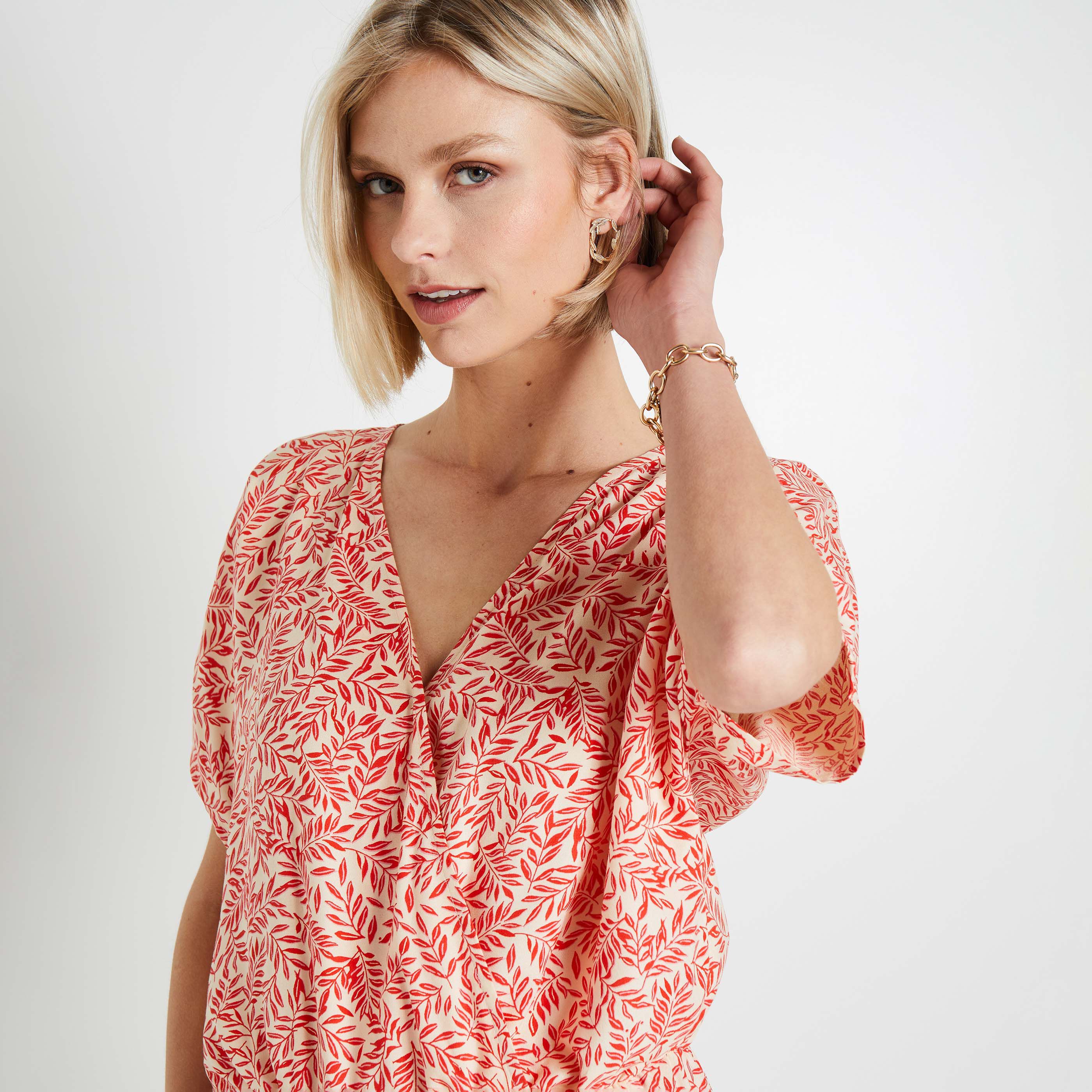 Combishort imprim&eacute;e femme