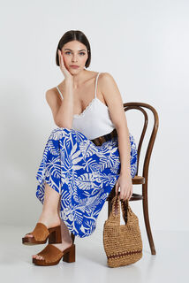 Jupe longue imprimée femme