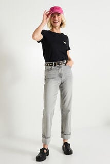 T-shirt col rond femme