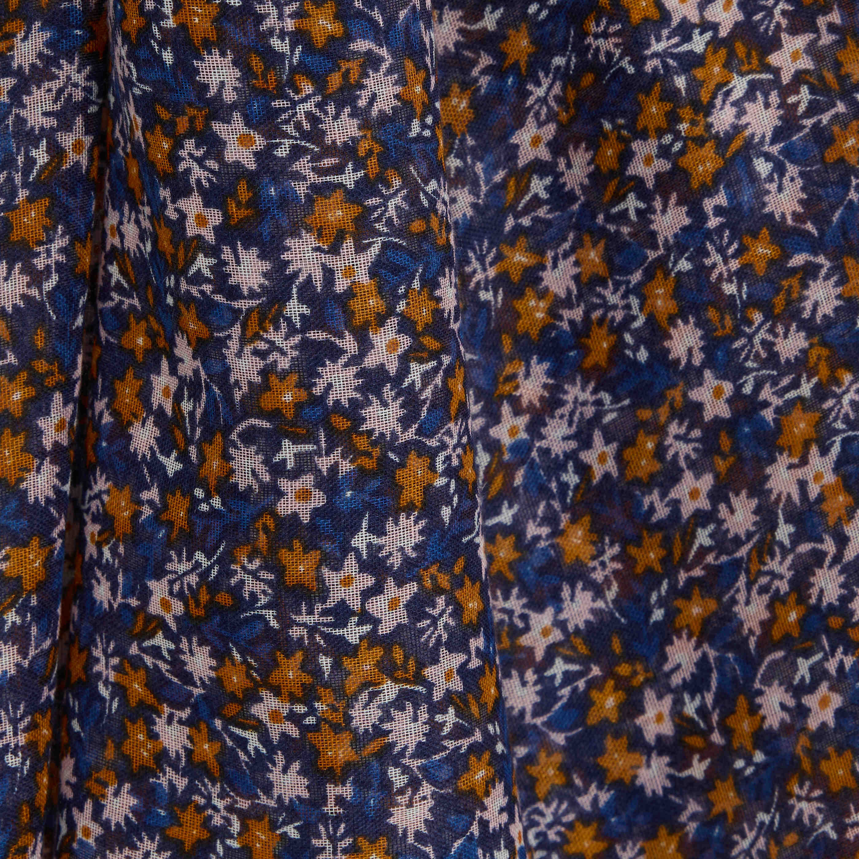 Etole longue imprim&eacute; fleuri femme