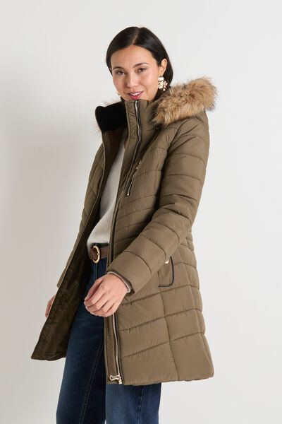 Doudoune mi-longue femme