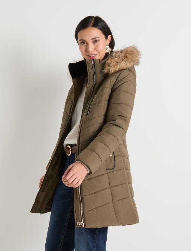 Doudoune mi-longue femme