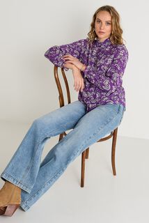 Chemise imprimée femme