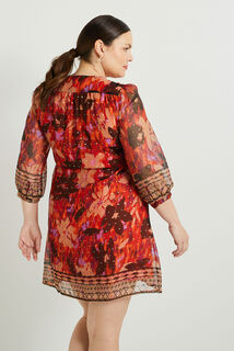 Robe imprimée femme