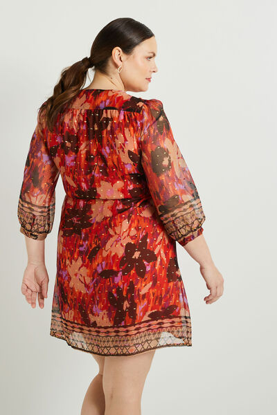 Robe imprimée femme