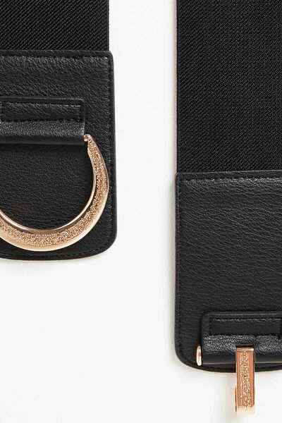 Ceinture large élastique femme