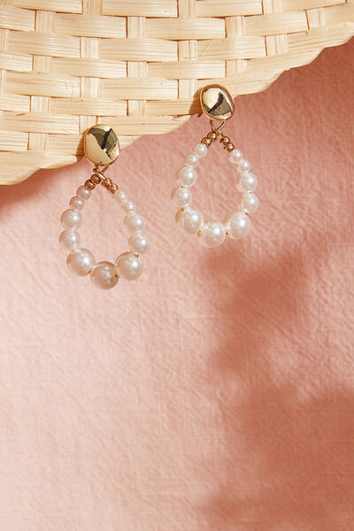 Boucles d'oreilles perles