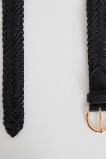 Ceinture tressée femme