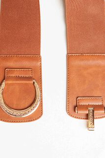 Ceinture large élastique femme