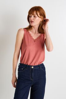 Débardeur col V femme