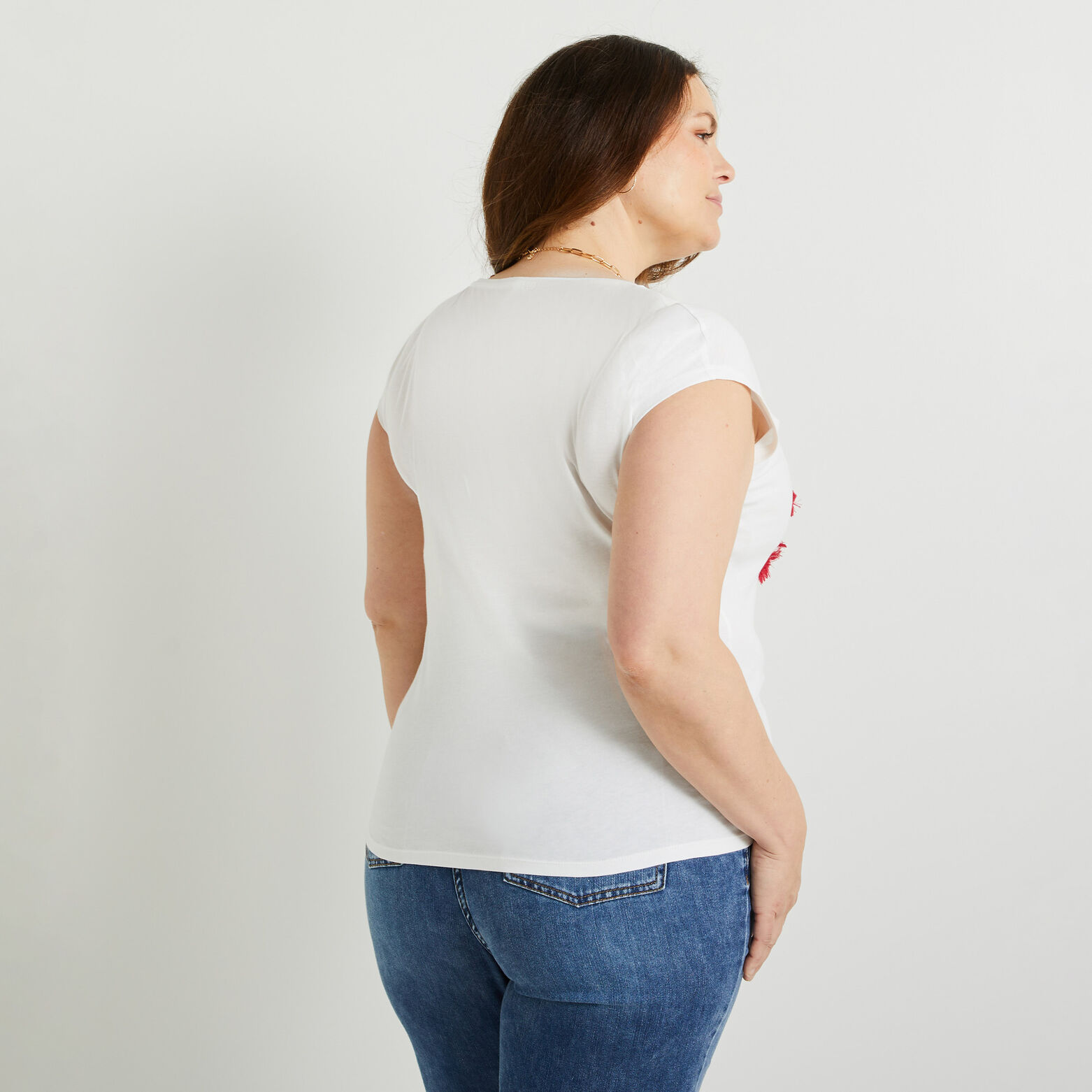 Tshirt print femme