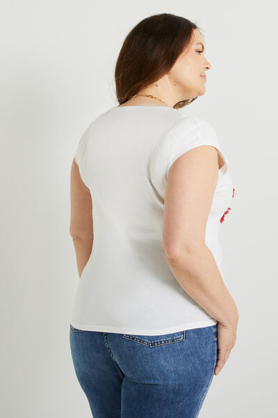 Tshirt print femme