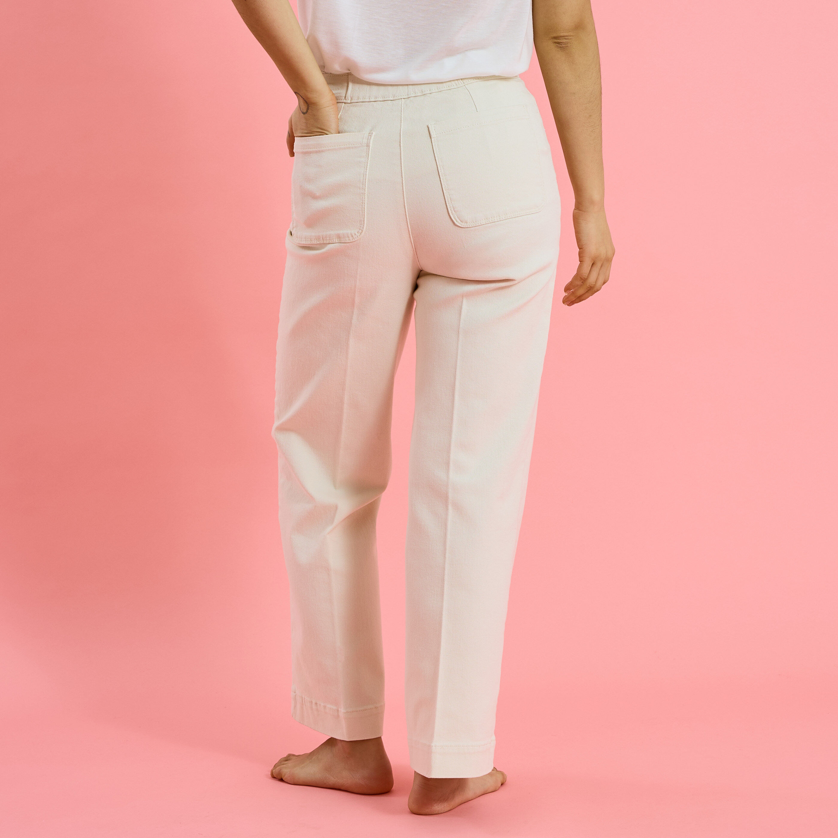 Jean flare POMPON F02 femme