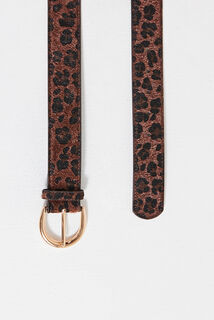 Ceinture léopard femme