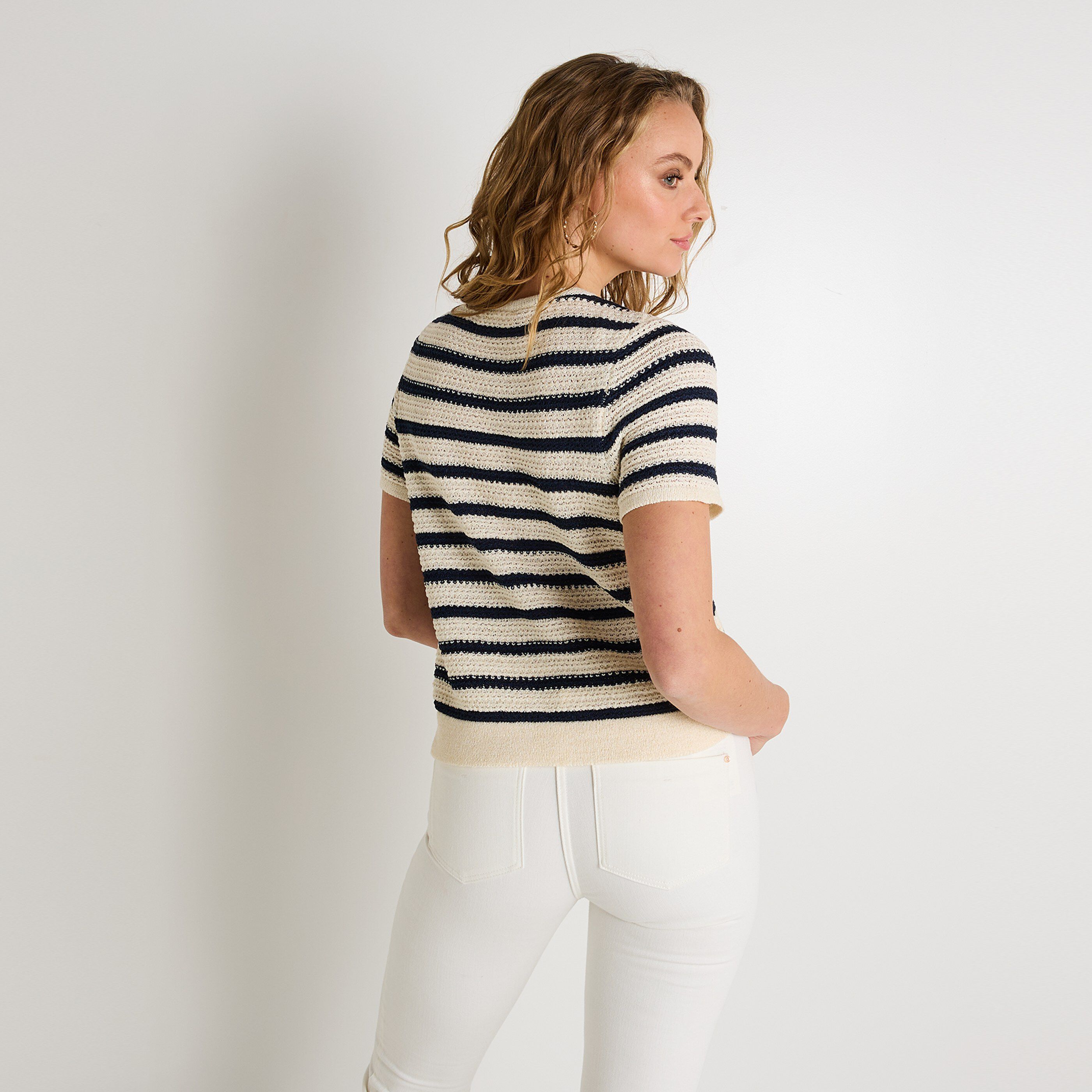 Gilet manches courtes femme