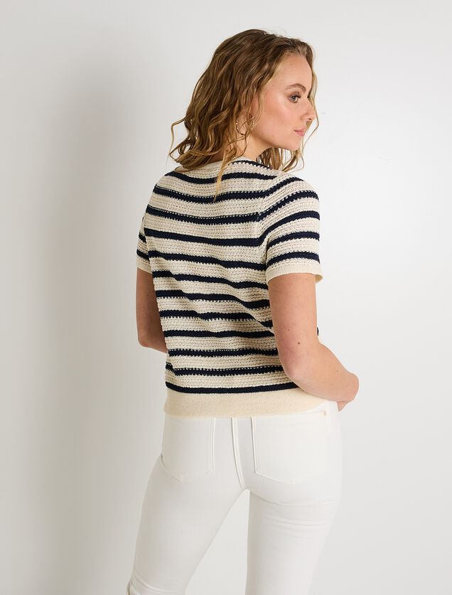 Gilet manches courtes femme