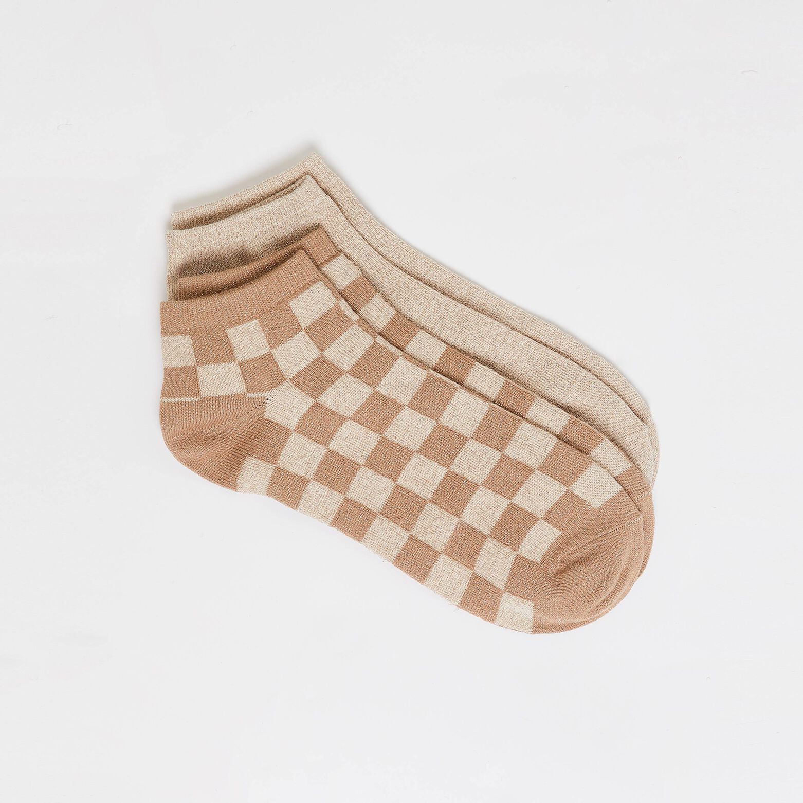 Lot de 2 paires de socquettes fantaisies