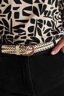 Ceinture tressée femme