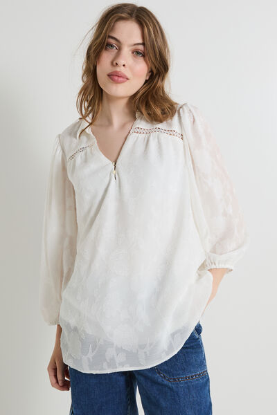 Blouse manches longues femme
