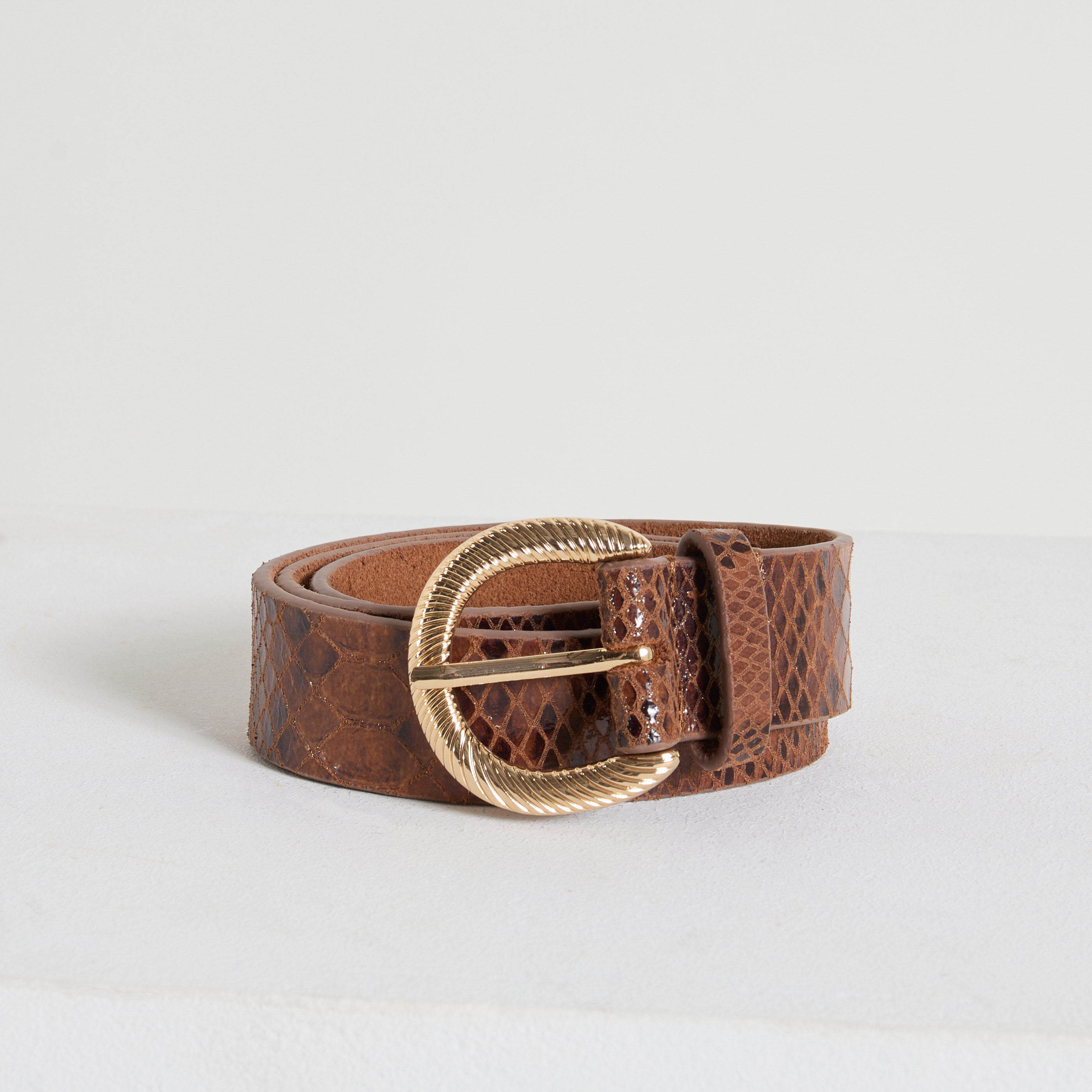 Ceinture croute de cuir femme discount