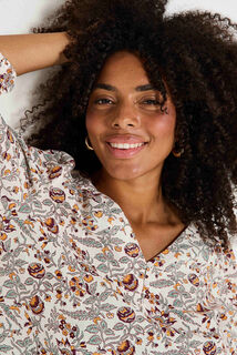 Chemise imprimée femme