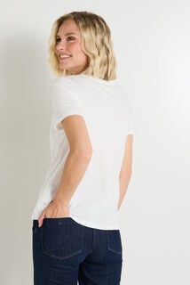T-shirt col rond femme