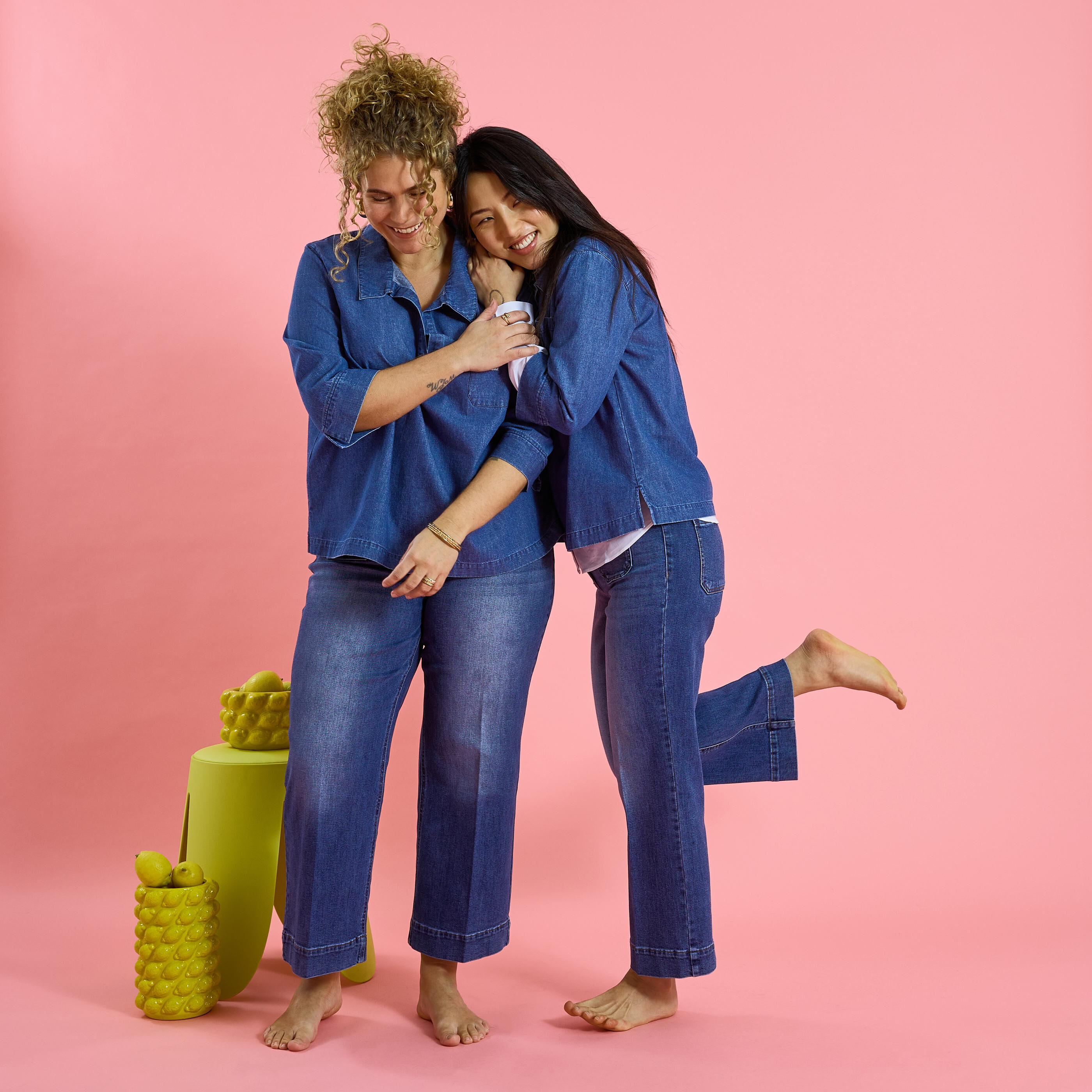 Jean flare raccourci NAPOLI RF02 femme