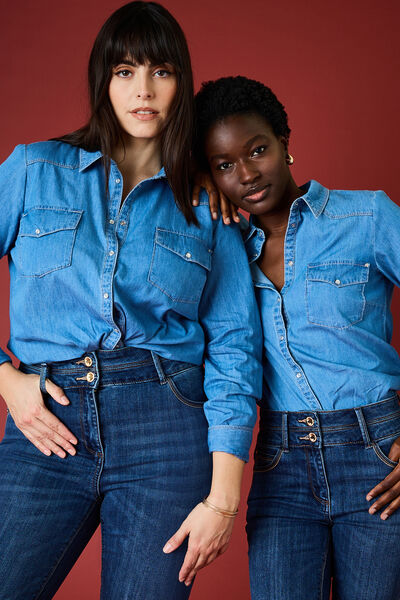 Chemise en jean femme