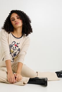 T-shirt col rond femme