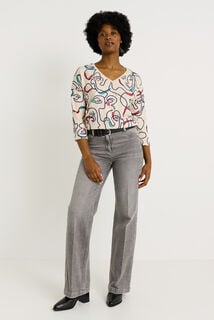 T-shirt manches 3/4 femme