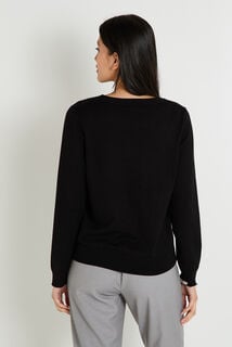 Pull col rond femme