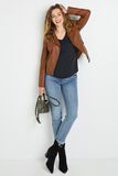 Blouson en simili femme
