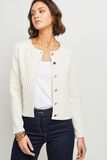 Veste maille matelassée femme