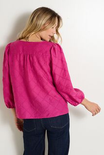 Blouse brodée femme