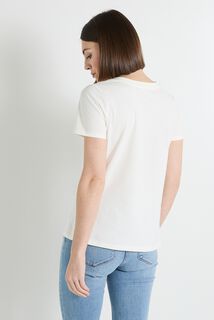 T-shirt col rond femme