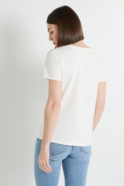 T-shirt col rond femme