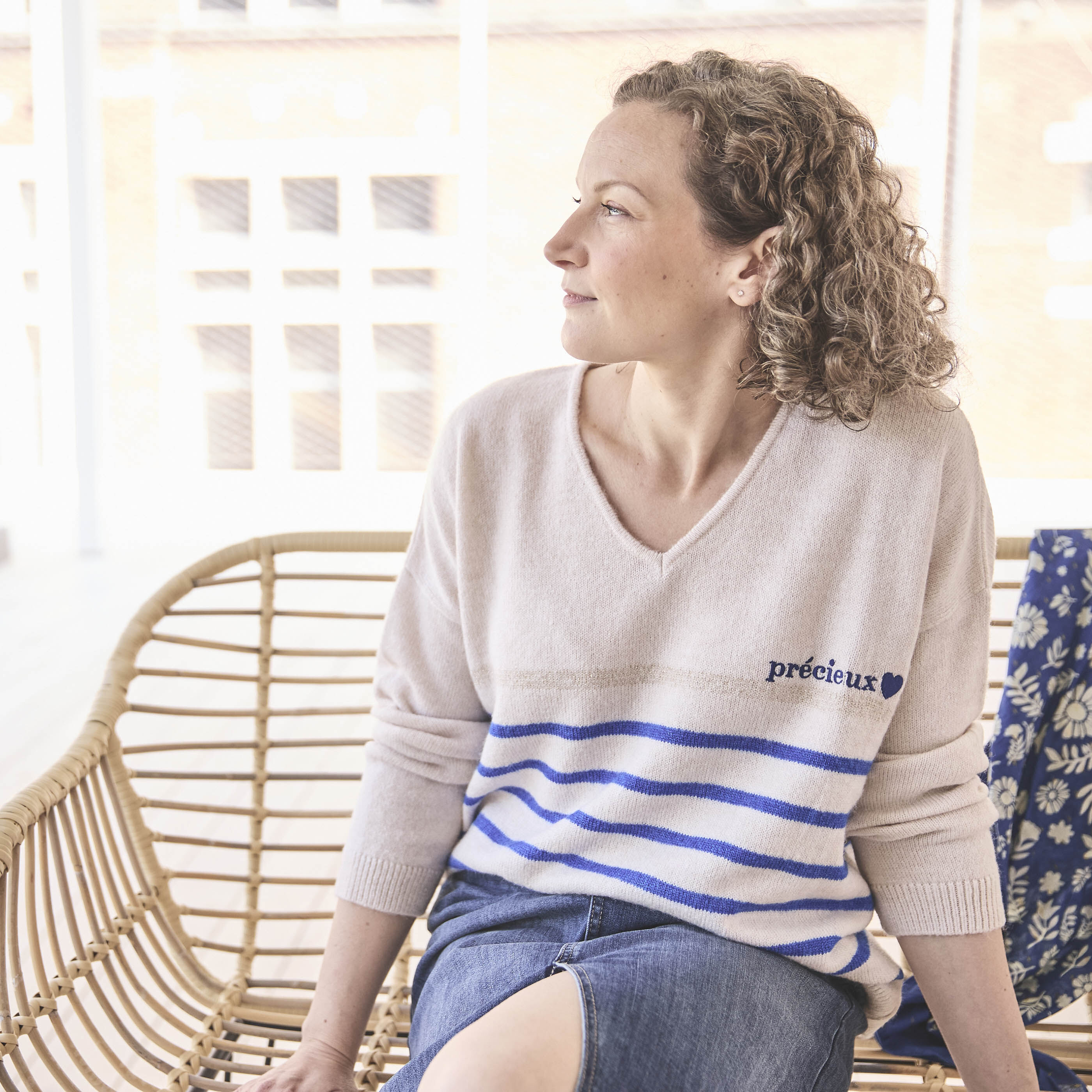 Pull raye femme RAYURE Graindemalice