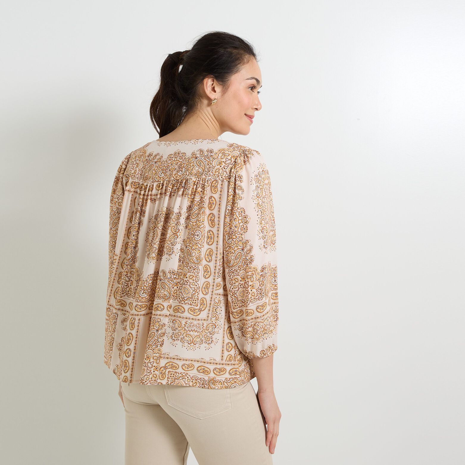 Blouse imprimée femme