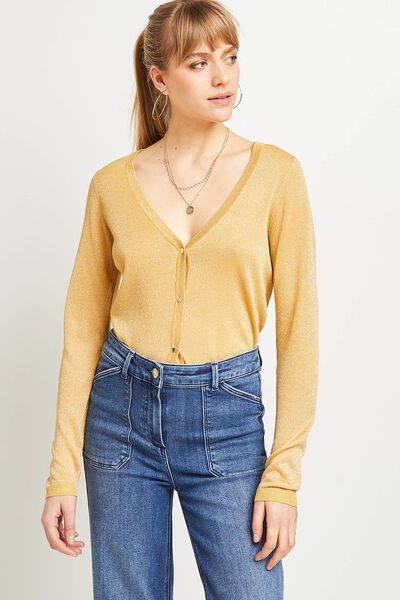 Gilet manches longues femme