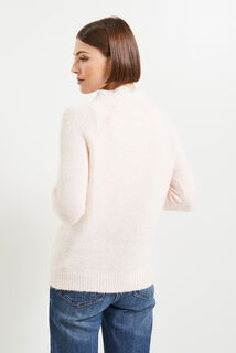 Pull col montant femme