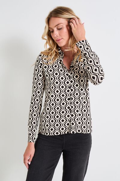Chemisier manches longues femme