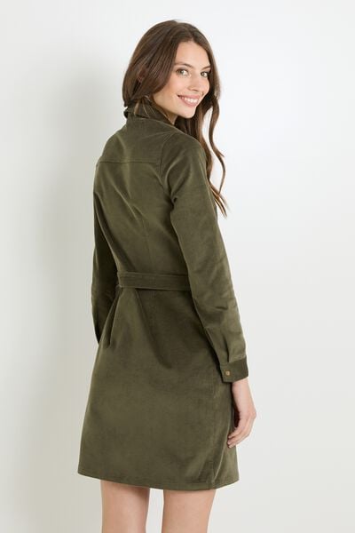 Robe col chemise femme