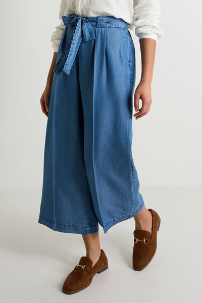 Pantalon large femme