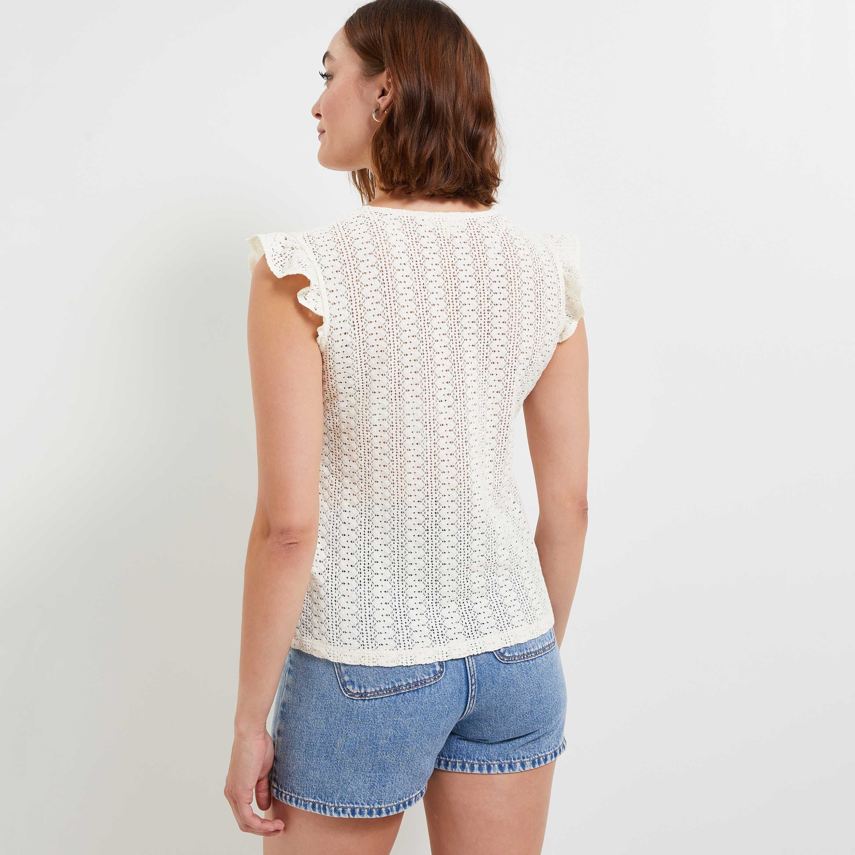 Chemisier discount dentelle femme